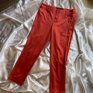 Stretchy pink pants